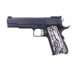 Страйкбольный пистолет WE COLT M1911А1, металл, белые накладки, WE-E001C
